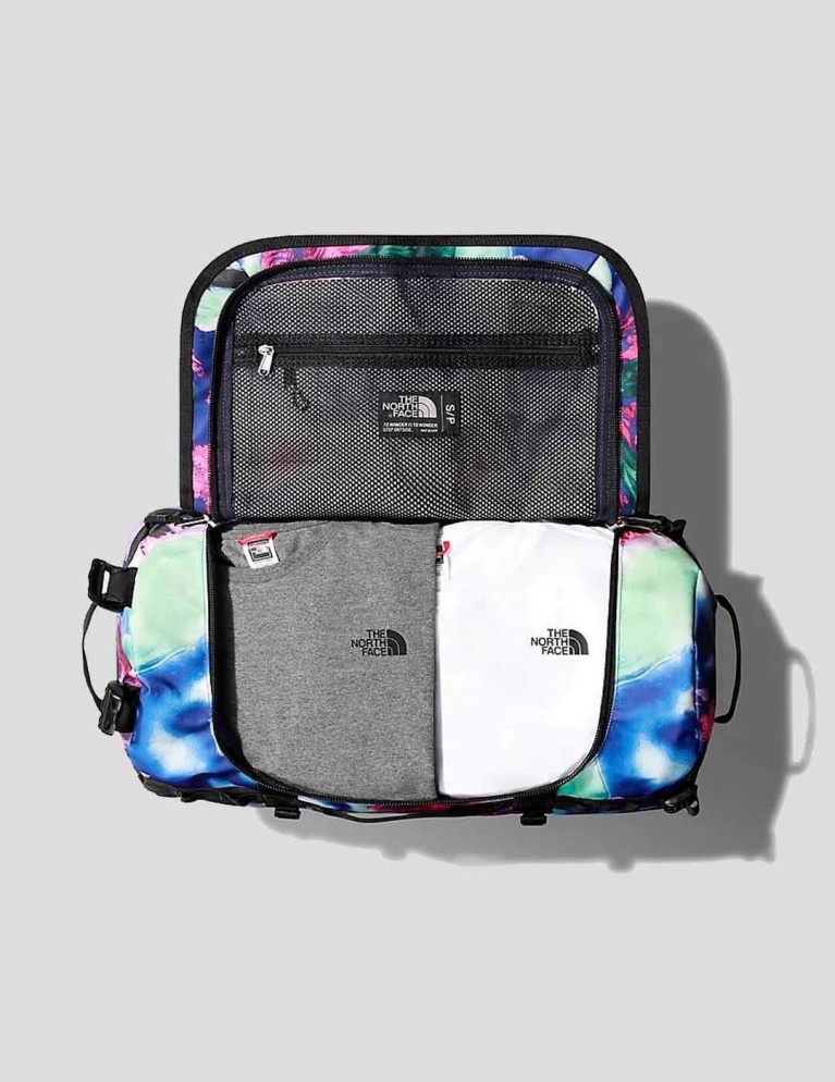 Zaino THE NORTH FACE base camp duffel - s lapis blu neve ragno grande stampa - tnf nero